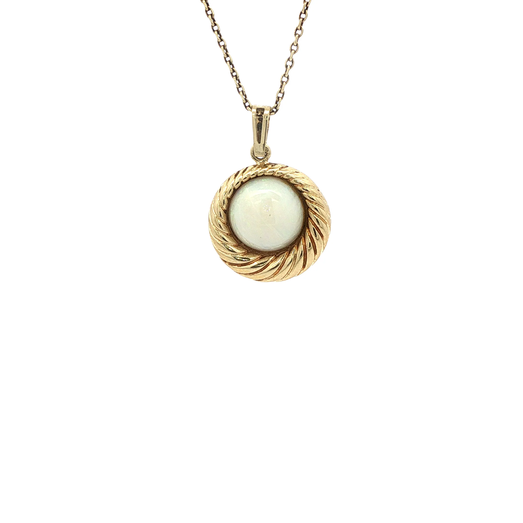 Gouden Hanger met edelsteen